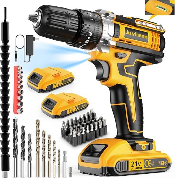 JayLene 21V Cordless Drill Set
